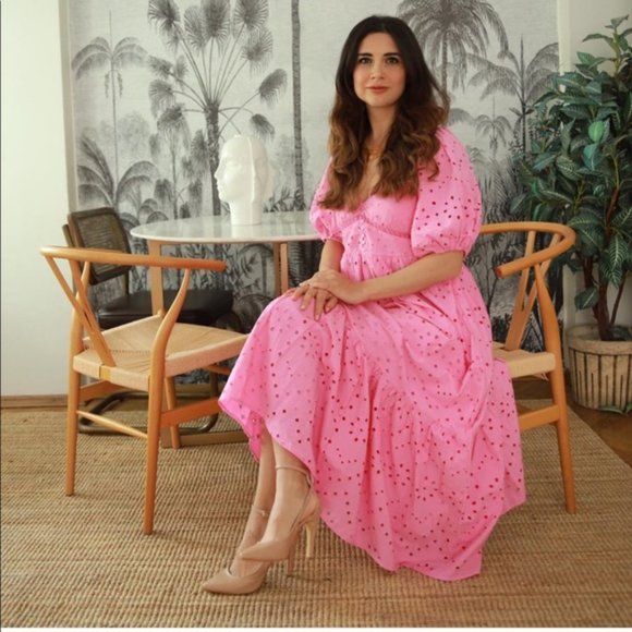 Zara Openwork Embroidered Dress - Picture 9 of 15